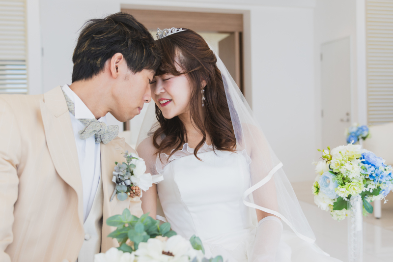 おでこをコツン♡