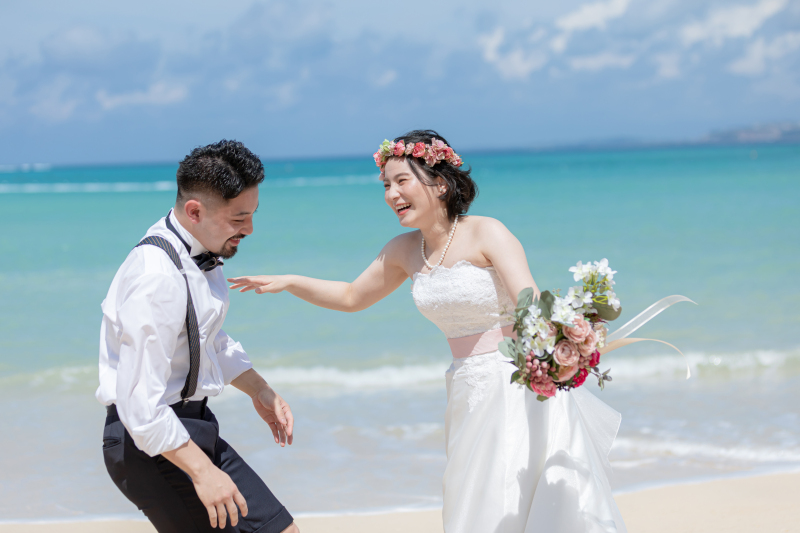 青い空、青い海！