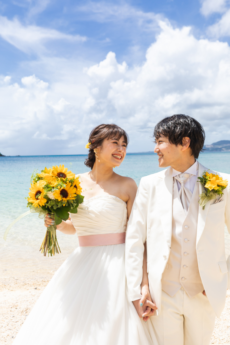 太陽のような笑顔いっぱいのおふたりでした♡