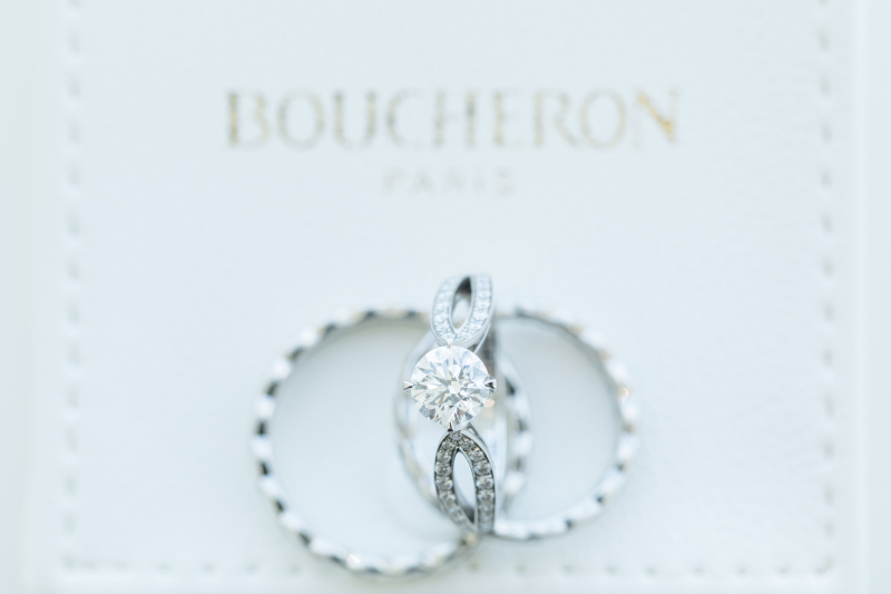 大きなダイヤが印象的でした