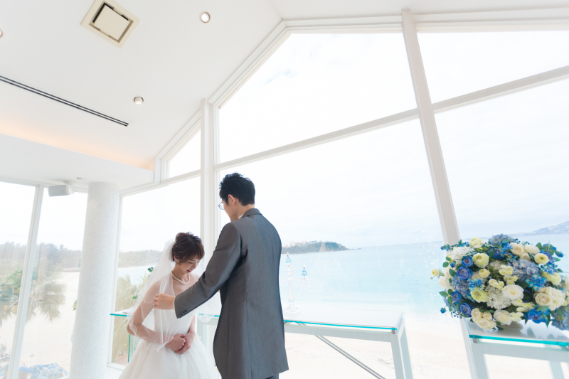 実際の結婚式のように