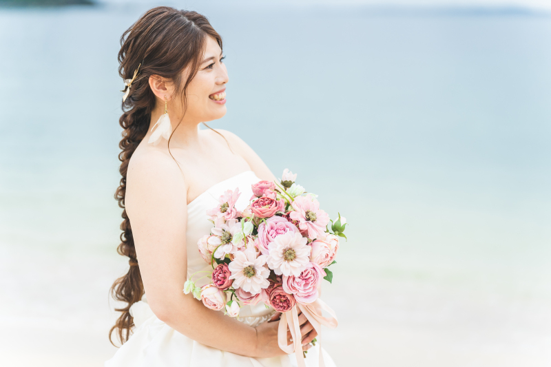 ピンク色のブーケ✿