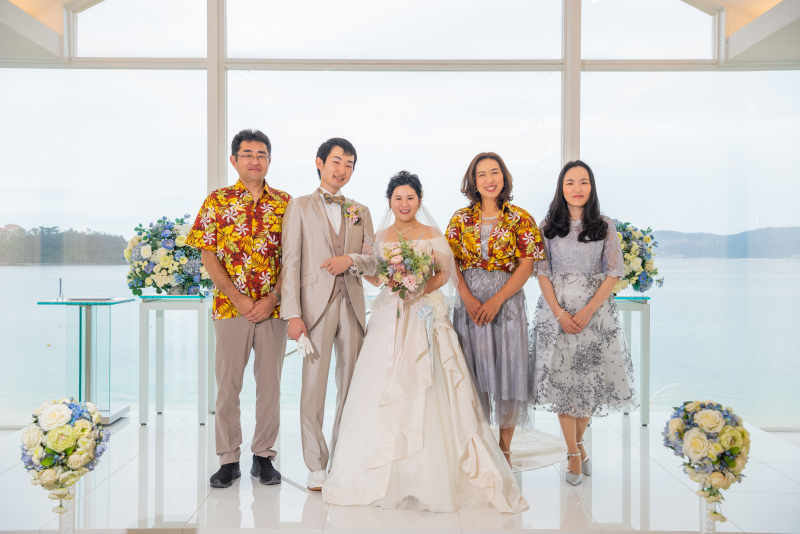 皆に祝福されて