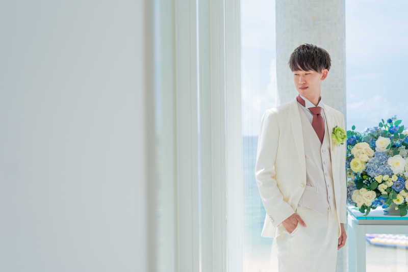 新郎ソロショット