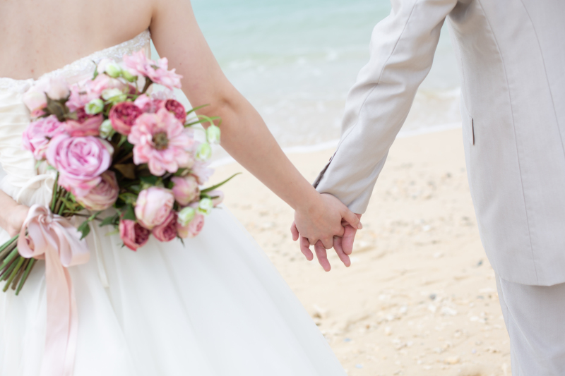 ピンクのブーケ