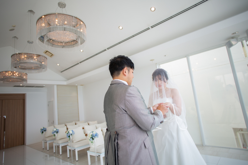 指輪交換風ショット