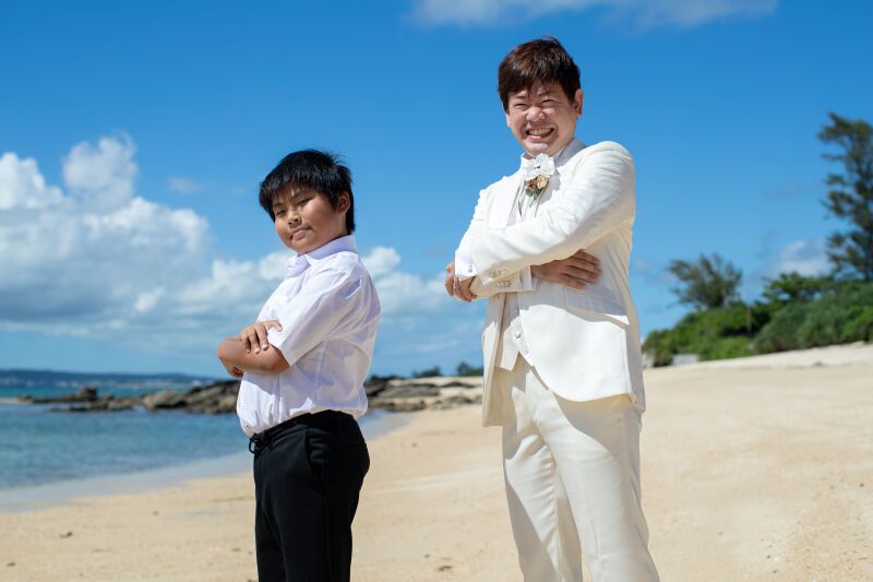 爽やか親子