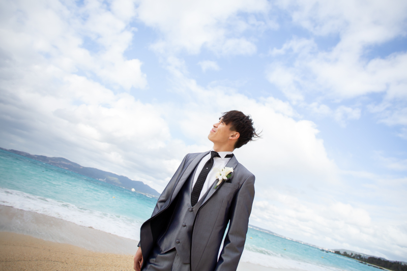 新郎様ソロショット