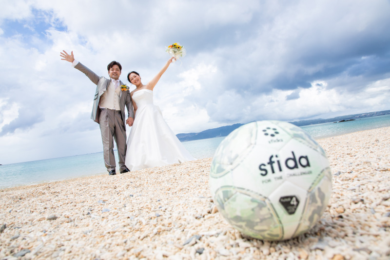 サッカーボールと！