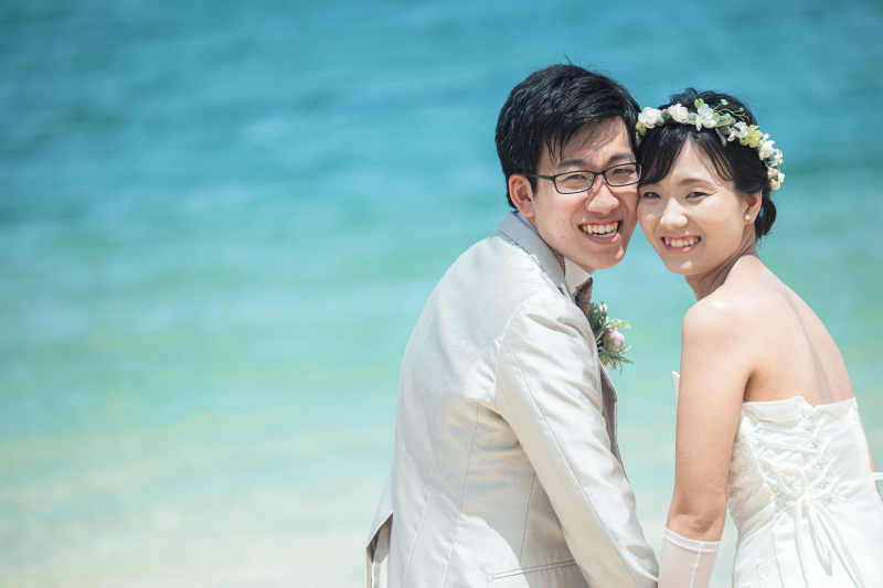 振り向きスマイル