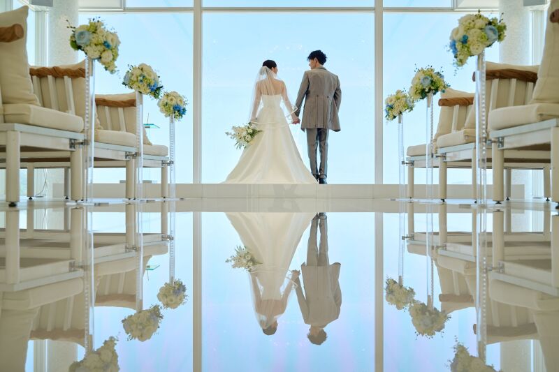 お2人のシルエット