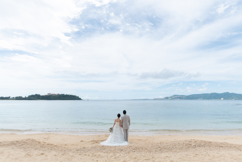 数秒でビーチ撮影場所に移動