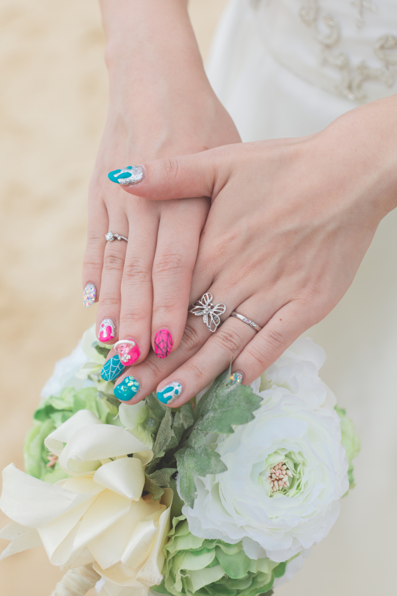 可愛らしいネイル