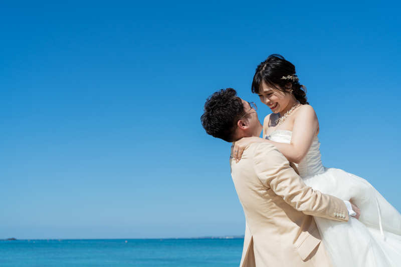 幸せそうな表情