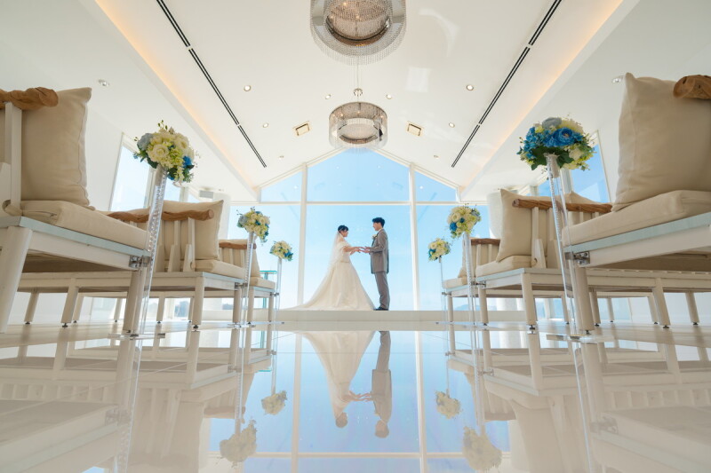 挙式風のお写真も♪