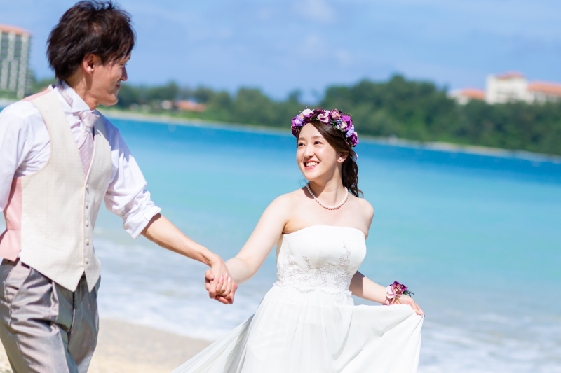 ビーチを仲良く♬