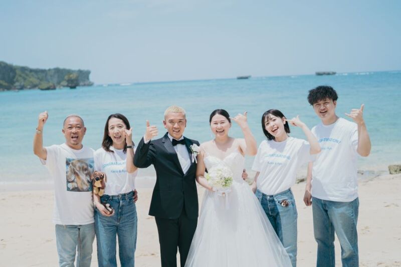 ゲストと一緒に撮影！集合写真追加料金かかりません！