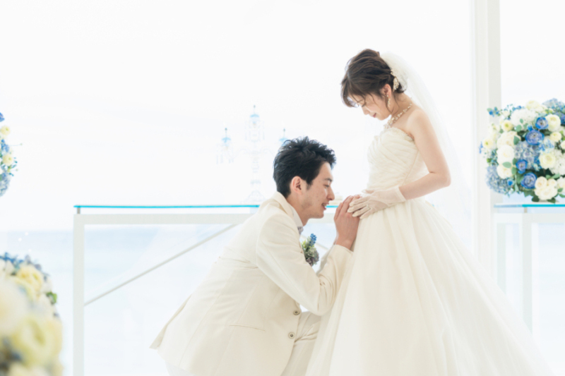 OKINAWA ワタベウェディング_マタニティ用ドレスがある