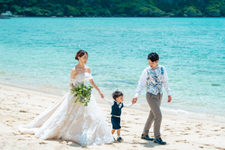 OKINAWA ワタベウェディング_ファミリーフォト♡