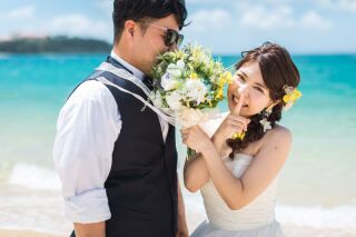 OKINAWA ワタベウェディング_Beach◆喜瀬ビーチ