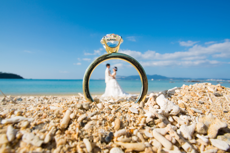 OKINAWA ワタベウェディング_結婚式場で撮影できる