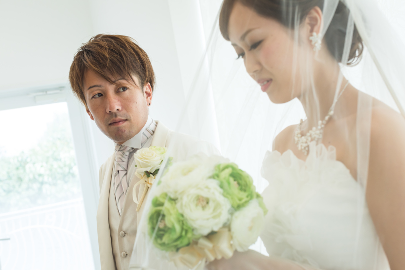 入場前の緊張感あふれる瞬間・・