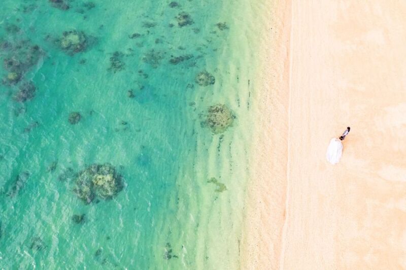OKINAWA ワタベウェディング_ドローン撮影できる