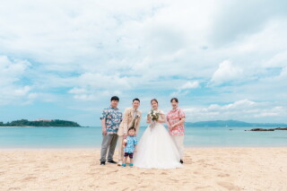 OKINAWA ワタベウェディング_お子さまと一緒に❤ファミリーフォト♪