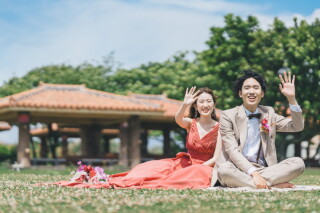 OKINAWA ワタベウェディング_アクアグレイス・チャペルでこんなお写真撮れます♬