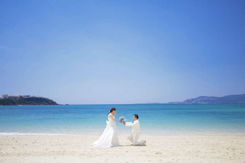 OKINAWA ワタベウェディング_結婚式場で撮影できる