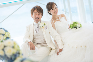 チャペルフォトなら、挙式風もおすすめ♪