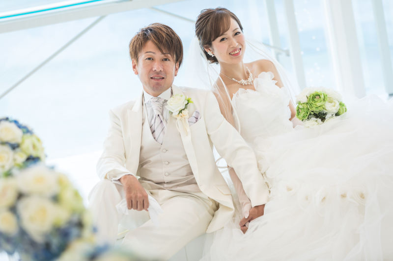 チャペルフォトなら、挙式風もおすすめ♪