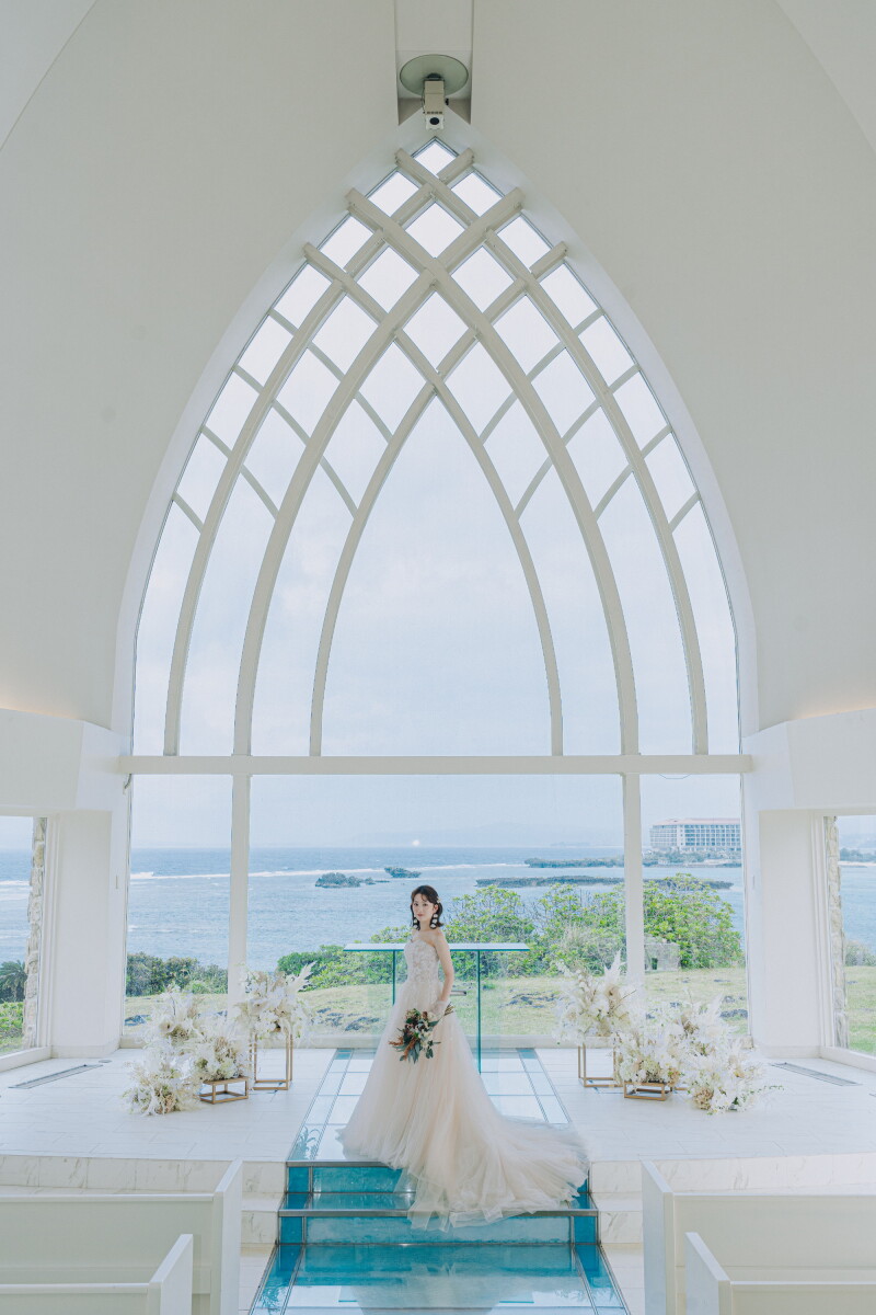 OKINAWA ワタベウェディング_【恩納村】万座の教会&deg;˖✧