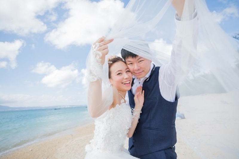 海と空も祝福しているよう★