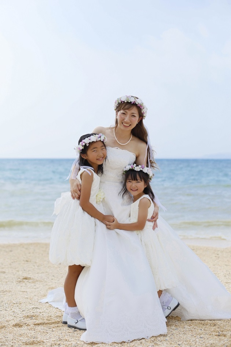 お母さん、綺麗!!