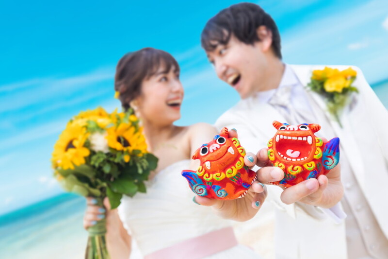 2027年以降もOK!喜瀬ビーチ&グリーンフォト100カット◎88,000円|雨天保証|ヘアメイク込