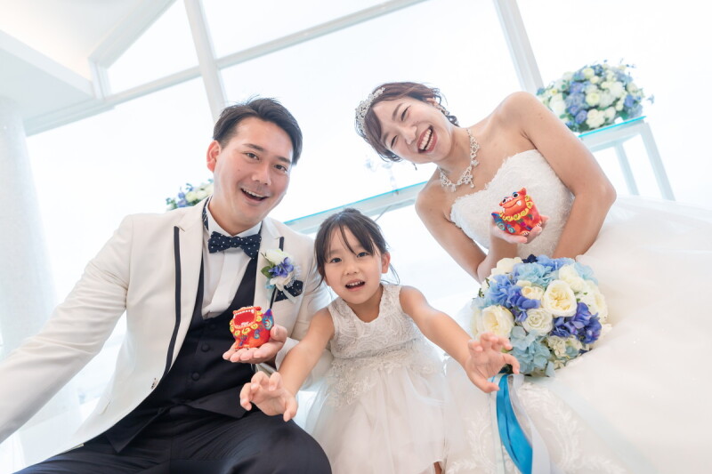 【北部エリア/3.5時間完結】7月撮影から★小さなお子様と一緒なら《シッター込みファミリープラン》|ビーチ&チャペル100カット