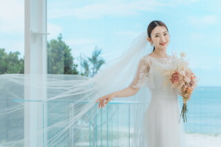 【ソロウェディングフォト】推し活も♡プロのメイク＆撮影で最高のご褒美体験を【チャペル＆ガーデン＆ビーチ50カット】