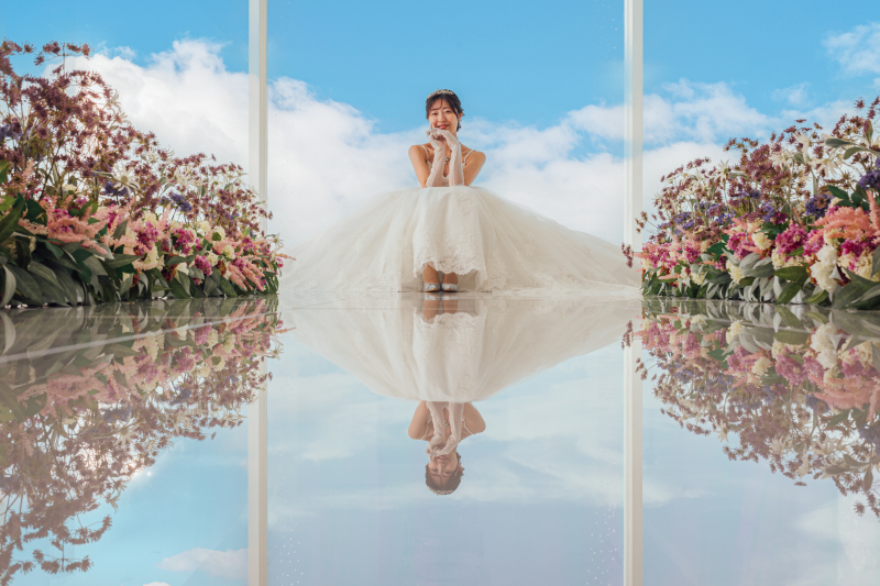 【名護市/マリンビジュー】※当プランは2026年7月撮影からとなります※リゾートチャペルでの撮影ならコレ♡|チャペル100カット