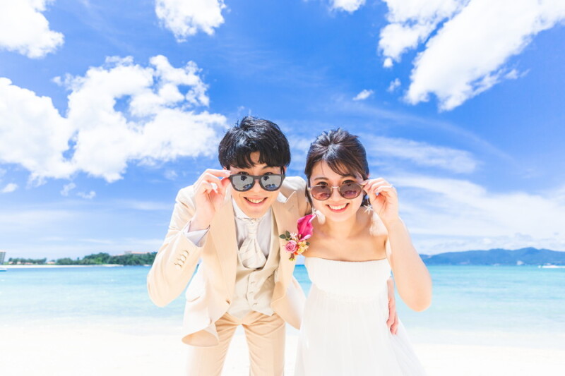 2027年もOK!チャペル&グリーン&喜瀬ビーチフォト100カット◎110,000円|雨天保証|ヘアメイク込
