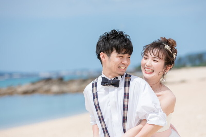 【データ増量&ドローン付】チャペル&喜瀬ビーチ&グリーンフォト150カット◎176,000円|雨天保証|ヘアメイク込