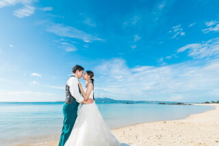 【北部エリア／3.5時間完結！】7月撮影から★手軽にサクッと！お写真1枚ビーチBASICプラン｜ビーチ1カット