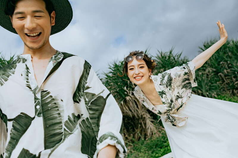 【私服フォト】カジュアルビーチフォト 50カット◎エンゲージメントフォト・ペットとのフォト・ファミリーフォトにもおすすめ♪