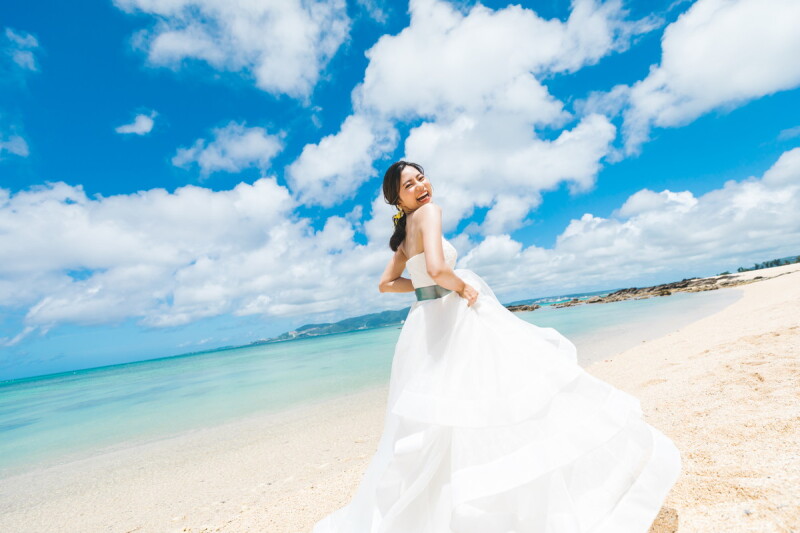 【名護市/マリンビジュー】※当プランは2026年7月撮影からとなります※奇跡のロングビーチで満喫フォト♪｜ビーチ100カット