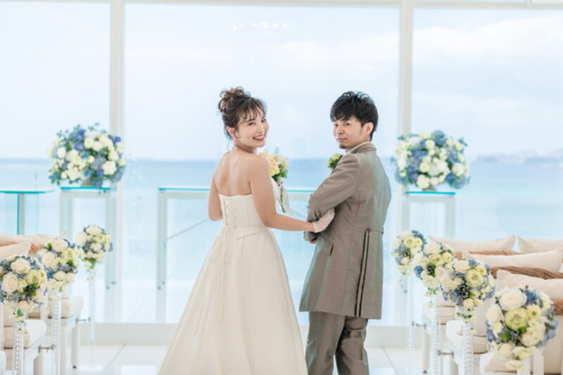 【データ増量&ドローン付】チャペル&喜瀬ビーチ&グリーンフォト150カット◎176,000円|雨天保証|ヘアメイク込