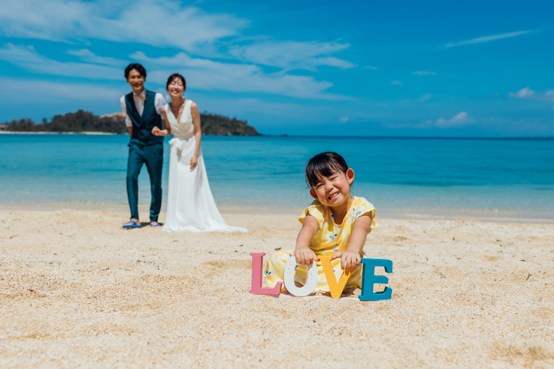 【新春福袋】★最安★約10万OFF★シッター込のファミリープラン【ビーチ100カット＋ムービー】￥181,500&rarr;￥88,000