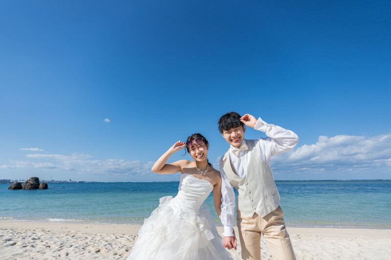 【早得/春夏先取り!】5月以降もOK≪2月成約限定≫ビーチ&グリーンフォト 100カット◎¥86,900⇒¥66,000