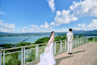 ❀新会場取り扱いスタート！≪古宇利島&times;ウェディングフォト≫プライベートガーデンが素敵♡空と海の教会❀