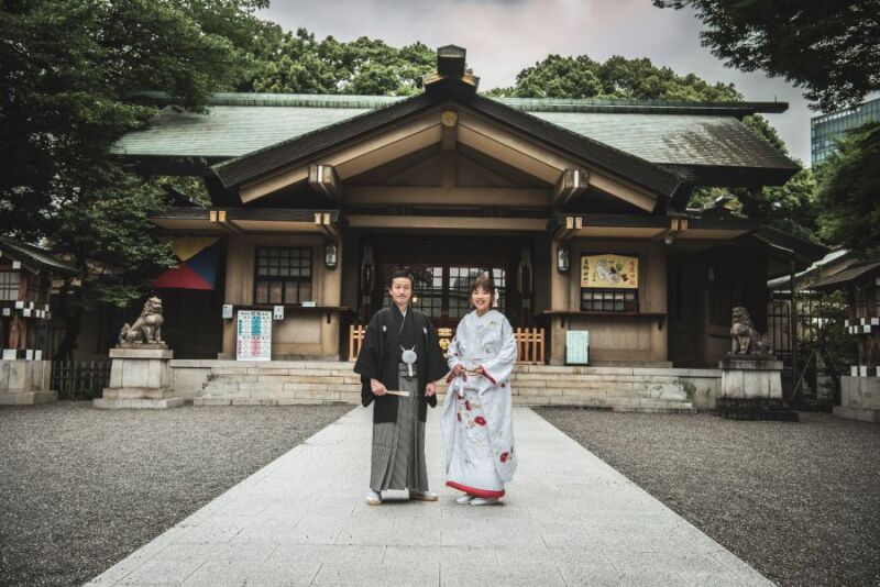 まずは境内前で☆