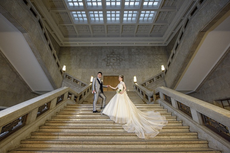 定番の大階段で♪